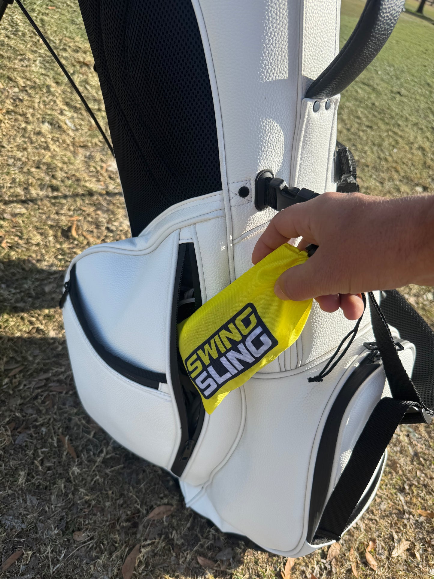 Swing Sling by Percussion Golf The Golf Coach that's always in your bag!