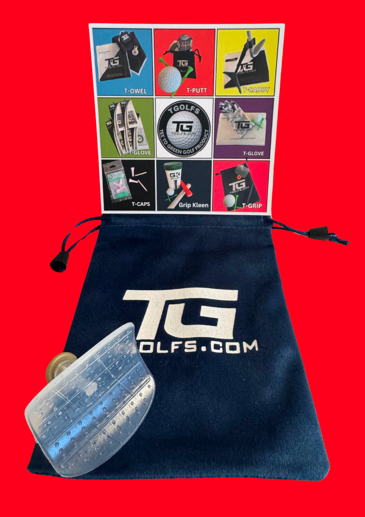 T-Grip™ BENEFITS include: Club alignment in the hand, grip pressure, and club face control
