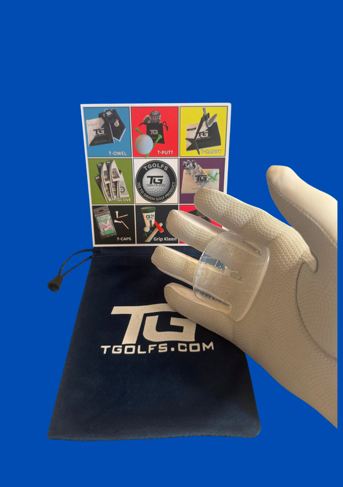T-Grip™ BENEFITS include: Club alignment in the hand, grip pressure, and club face control