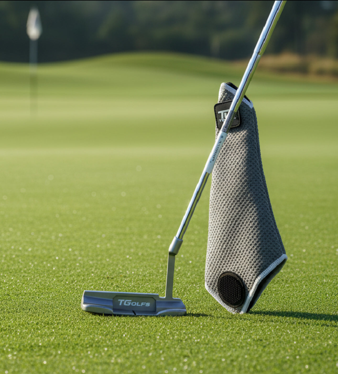 T-Owel  - Soft green side towel with groove cleaner and magnetic clip