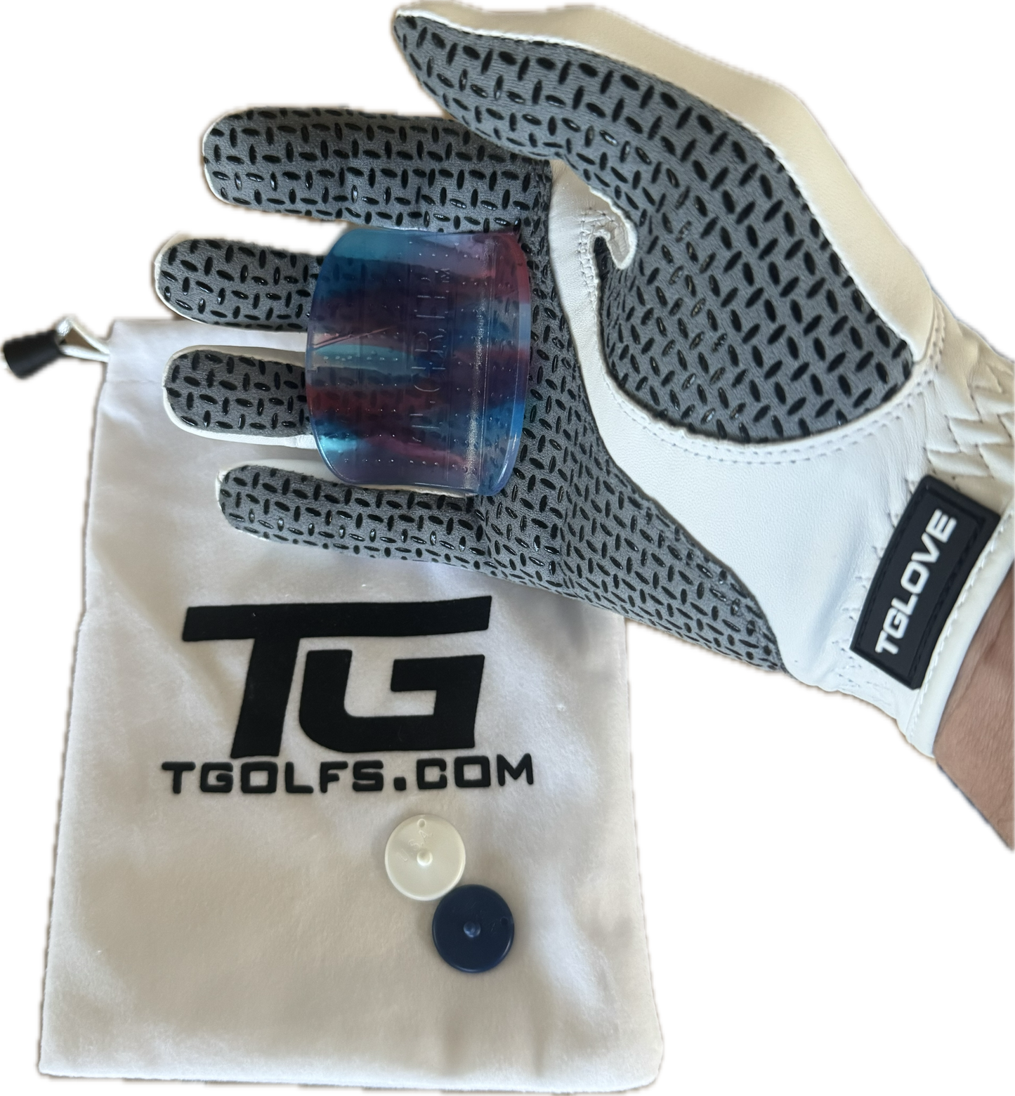 T-Grip™ BENEFITS include: Club alignment in the hand, grip pressure, and club face control