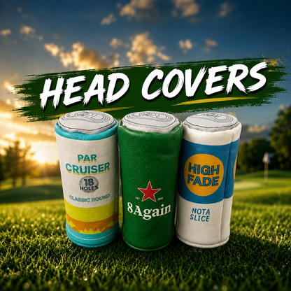 3, 5, or 7 Wood Beer Can Head Covers.