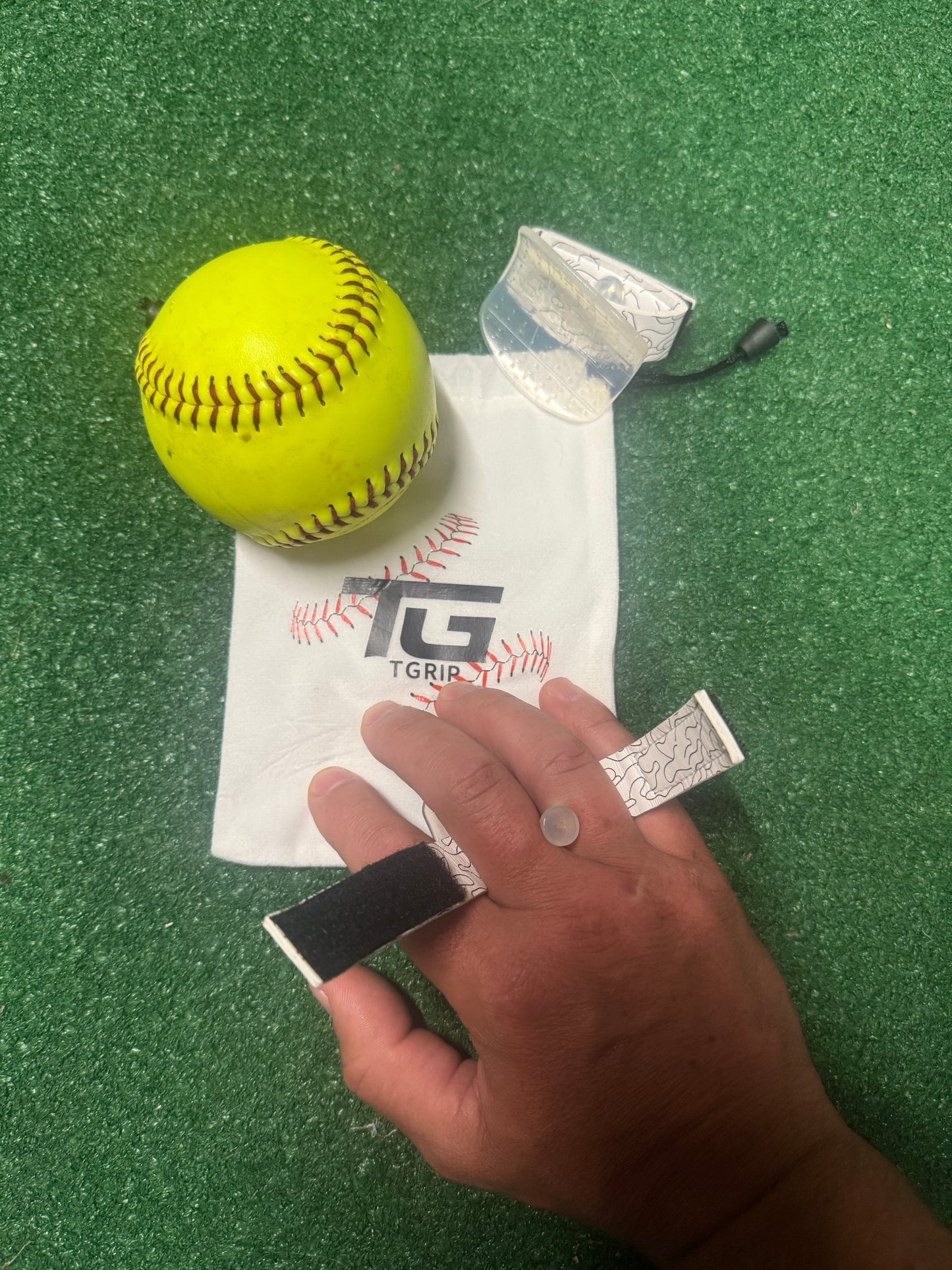 T-Grip™ “2 pack” Softball Puts the bat in the proper position for batters of all ages and abilities.