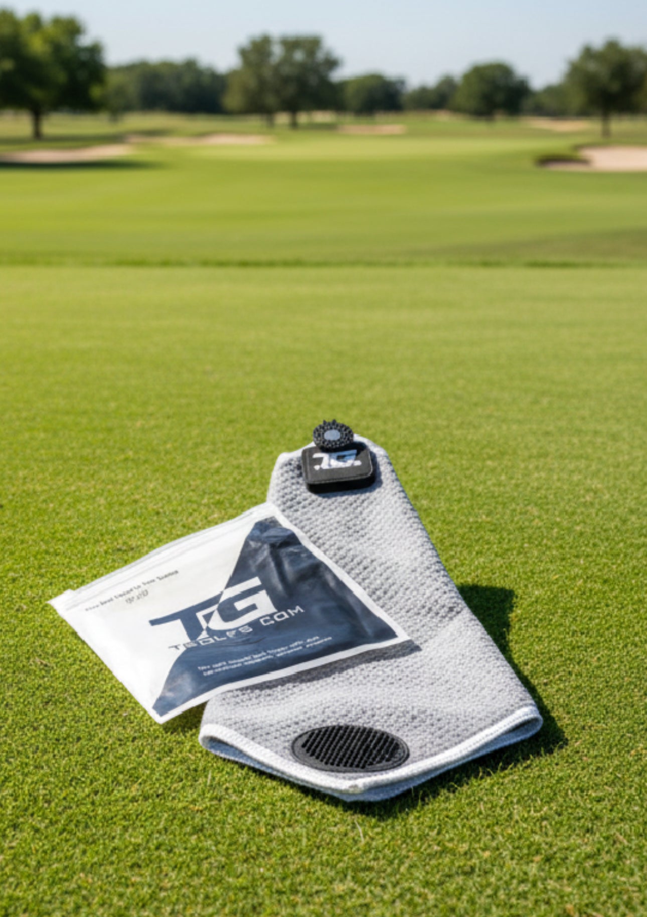 T-Owel  - Soft green side towel with groove cleaner and magnetic clip