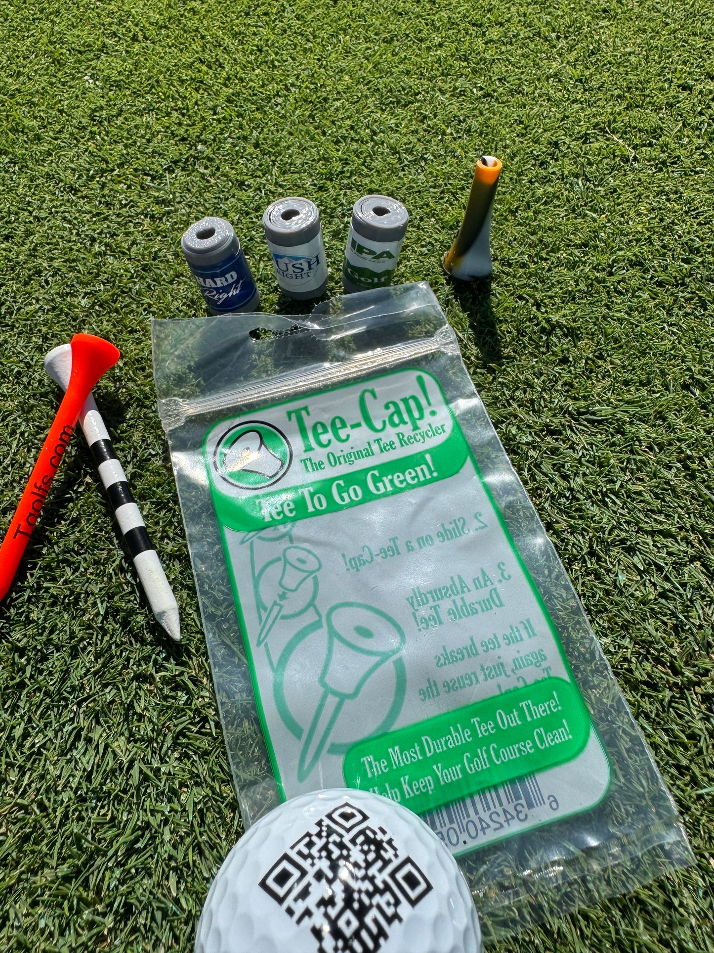 Tee-Caps set the height consistently every time. You can also make those broken tees reusable again.