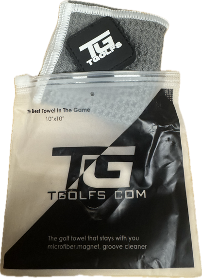 T-Owel  - Soft green side towel with groove cleaner and magnetic clip