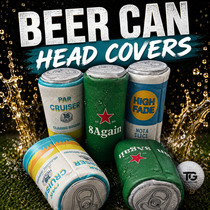 3, 5, or 7 Wood Beer Can Head Covers.