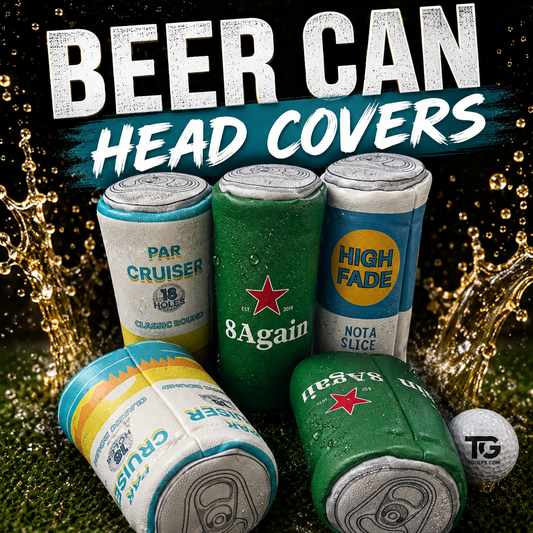 3, 5, or 7 Wood Beer Can Head Covers.
