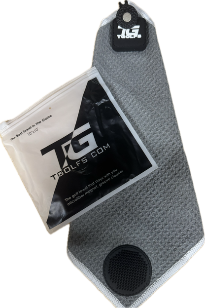 T-Owel  - Soft green side towel with groove cleaner and magnetic clip