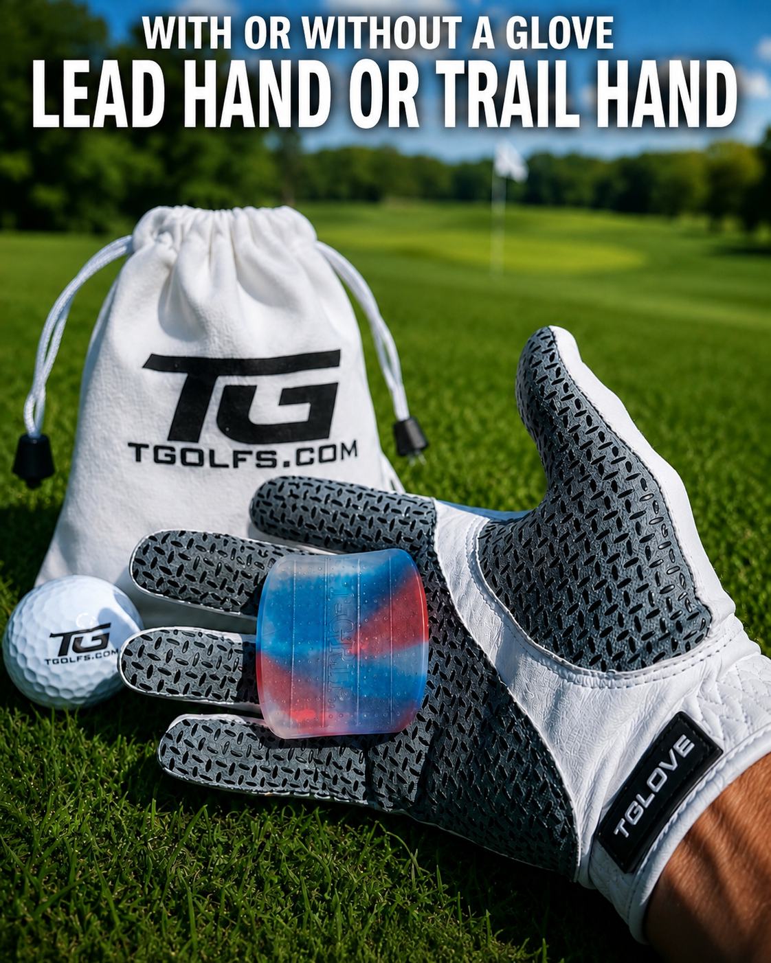 T-Grip™ Golf Version improving alignment, grip pressure, and clubface control for more consistent, confident shots.