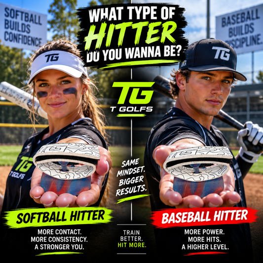T-Grip™ Baseball/Softball Version puts the bat in the correct position every swing—improving grip, control, and confidence so you make more solid contact.