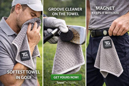 T-Owel  - Soft green side towel with groove cleaner and magnetic clip