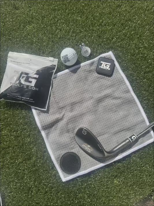 T-Owel  - Soft green side towel with groove cleaner and magnetic clip