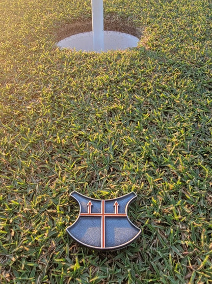 image of t-putt lining up to the hole